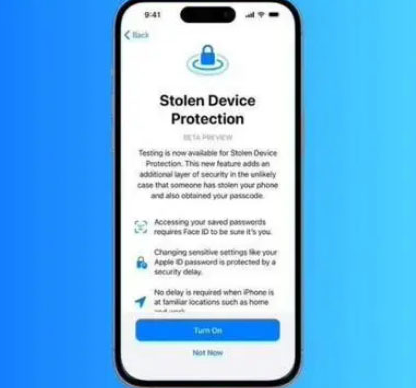 洛龙苹果授权维修店分享被盗设备保护功能开启方法 