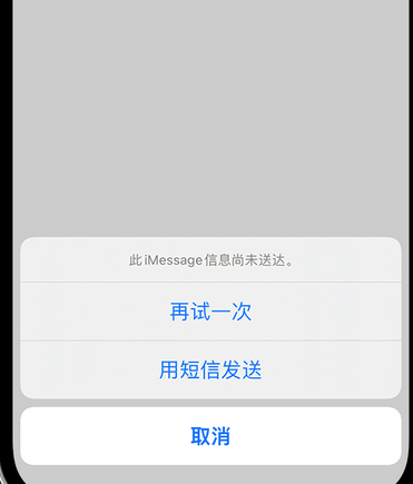 洛龙apple维修iPhone上无法正常发送iMessage信息