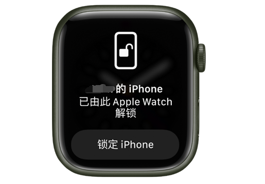 洛龙苹果手机维修分享用 AppleWatch 解锁配备面容 ID 的 iPhone方法 