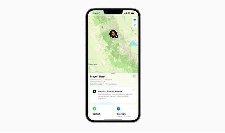洛龙苹果14维修分享iPhone14系列中 FindMy功能通过卫星分享位置方法教程 