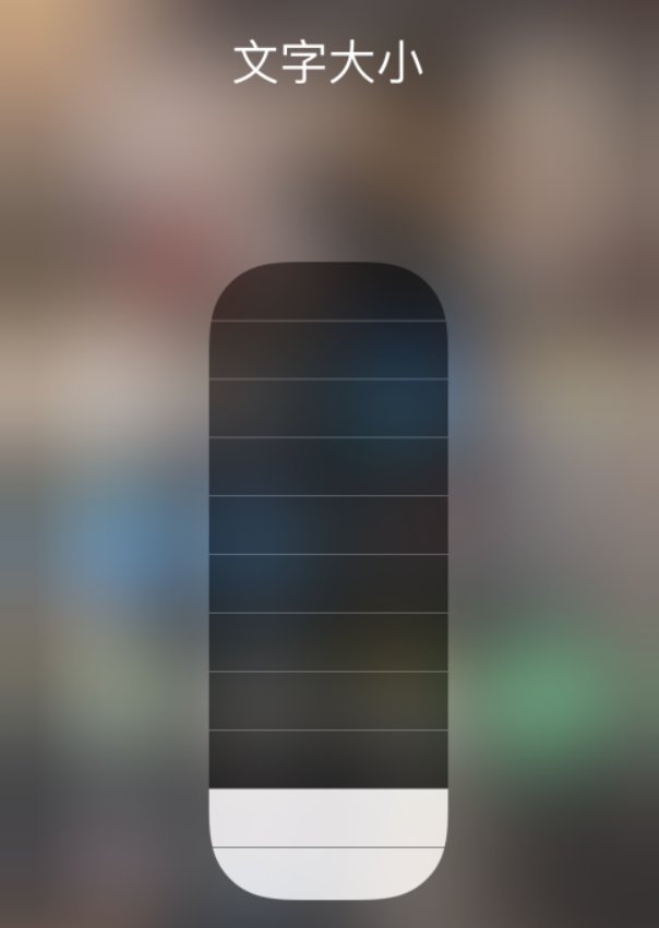 洛龙苹果手机维修分享小技巧：在 iPhone 控制中心快速调节字体大小 