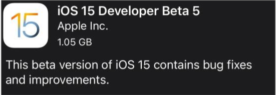 洛龙苹果手机维修分享如何升级到iOS15.0 beta5 