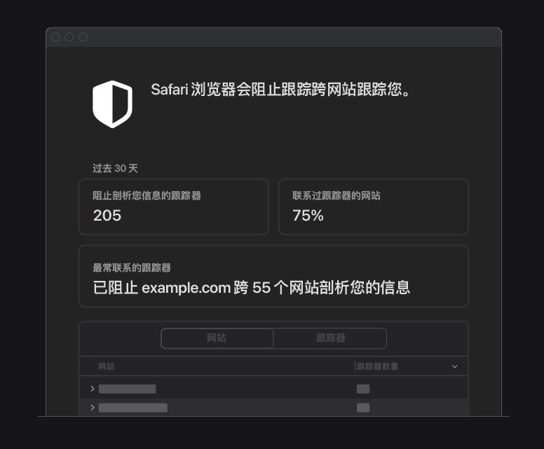 洛龙苹果手机维修分享如何在 Safari 浏览器中查看和打开隐私报告 